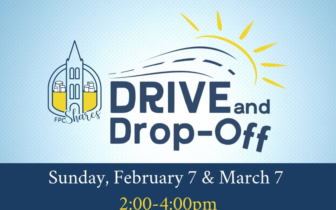 Sunday Drive & Drop-Off February 7 & March 7